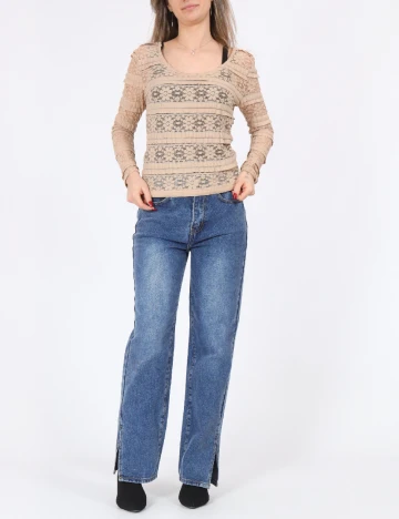 Bluza Only, crem Crem