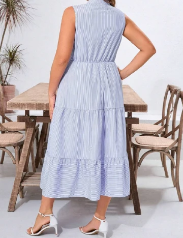 Rochie medie SHEIN CURVE, albastru