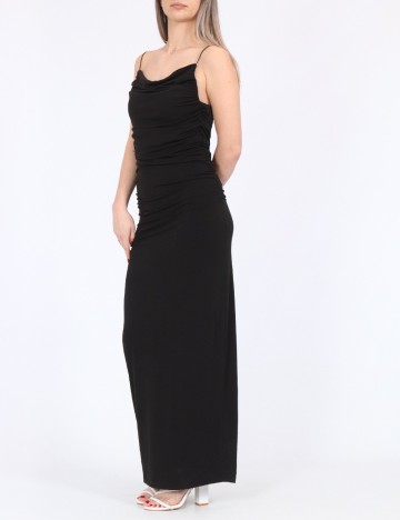 Rochie lunga Only, negru