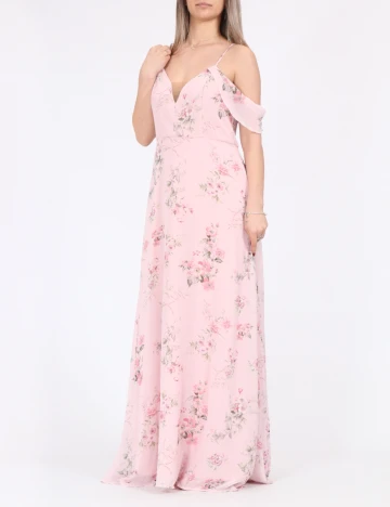 Rochie lunga SHEIN, roz Roz