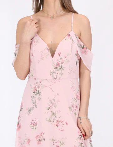 Rochie lunga SHEIN, roz Roz