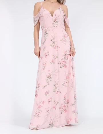 Rochie lunga SHEIN, roz Roz