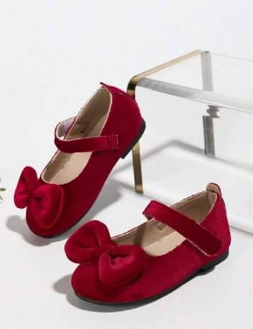 Pantofi Shein Kids, rosu
