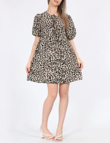 Rochie scurta SHEIN, animal print Animal print