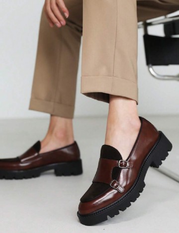 Pantofi SHEIN, maro