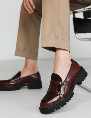 Pantofi SHEIN, maro