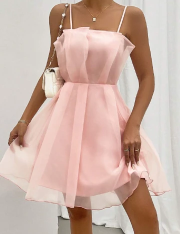 Rochie scurta SHEIN, roz