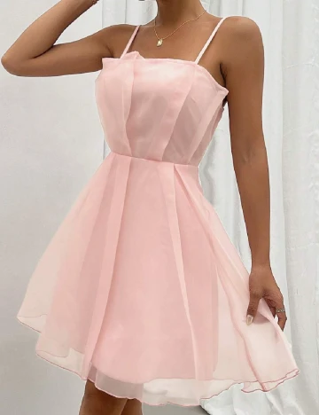 Rochie scurta SHEIN, roz