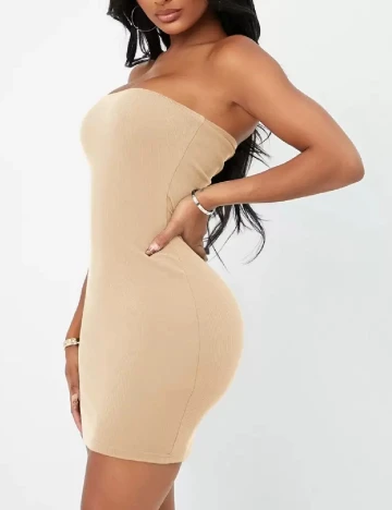 Rochie scurta SHEIN, crem