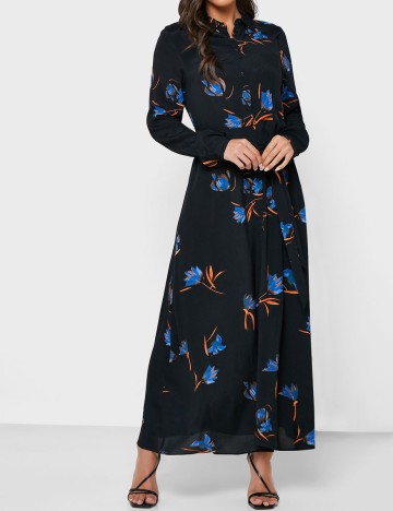 Rochie Vero Moda, negru floral, S