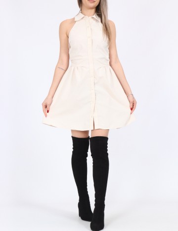 Rochie scurta SHEIN, crem