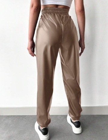 Pantaloni SHEIN, maro