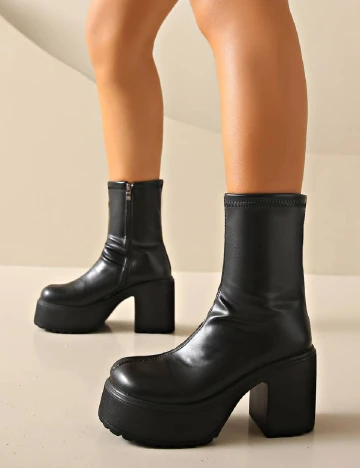 Botine SHEIN, negru Negru