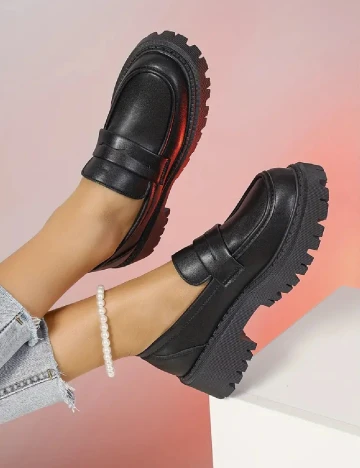Mocasini SHEIN, negru