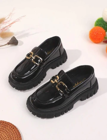 Mocasini Shein Kids, negru