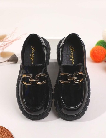 Mocasini Shein Kids, negru