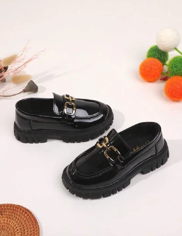 Mocasini Shein Kids, negru
