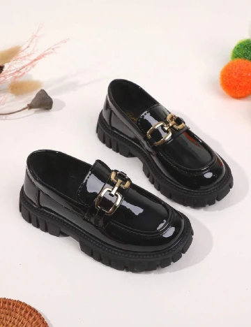 Mocasini Shein Kids, negru