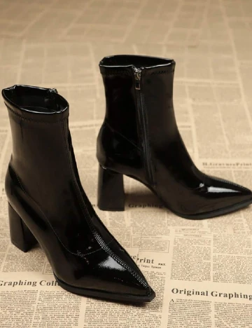 Botine SHEIN, negru