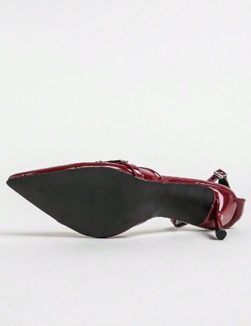 Pantofi SHEIN, visiniu