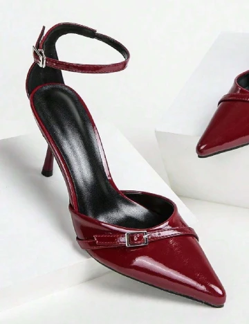 Pantofi SHEIN, visiniu