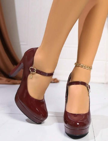 Pantofi SHEIN, rosu