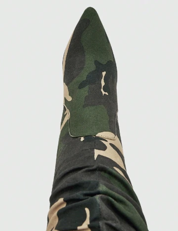 Cizme SHEIN, verde Verde