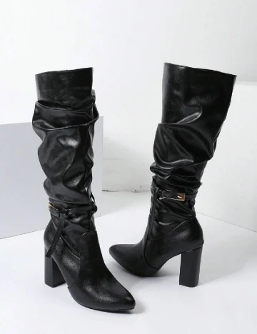 Cizme SHEIN, negru Negru