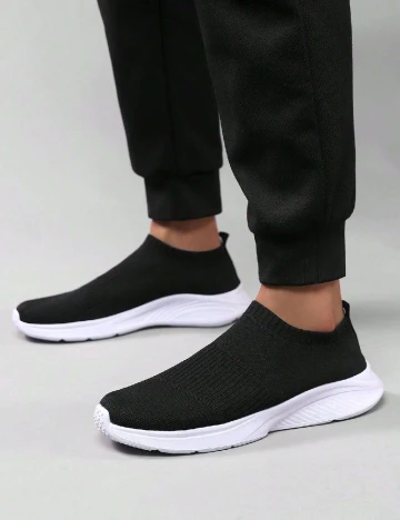 Adidasi SHEIN, negru Negru