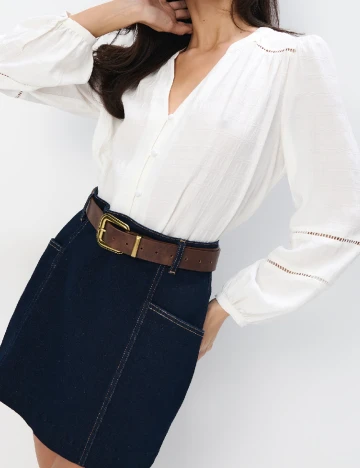 Bluza Mohito, alb Alb