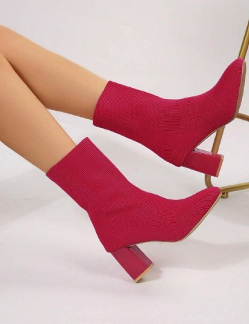 Botine SHEIN, rosu