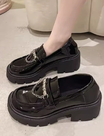Mocasini SHEIN, negru