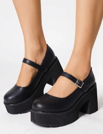 Pantofi SHEIN, negru Negru
