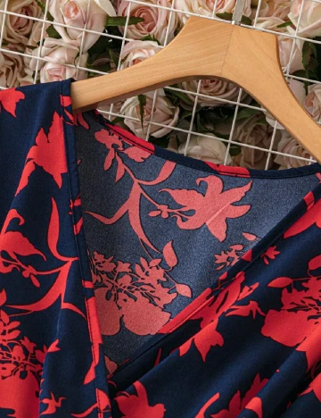 Rochie medie SHEIN CURVE, bleumarin Albastru