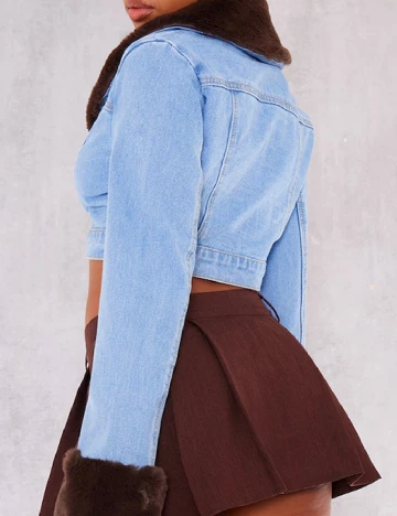 Jacheta PRETTYLITTLETHING, albastru