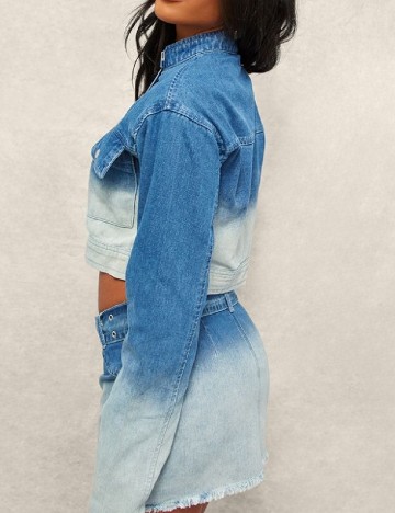 Jacheta PRETTYLITTLETHING, albastru