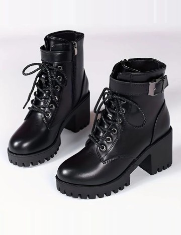 
						Botine SHEIN, negru