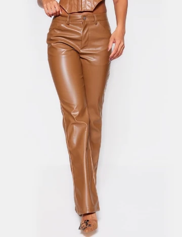 Pantaloni PRETTYLITTLETHING, maro