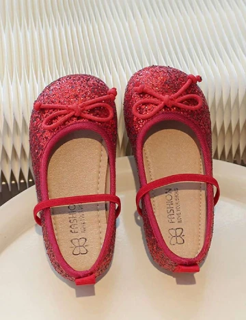 Pantofi Shein Kids, rosu