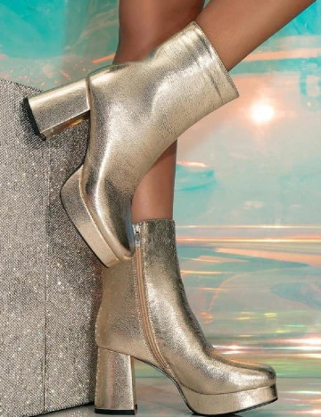 Botine SHEIN, auriu
