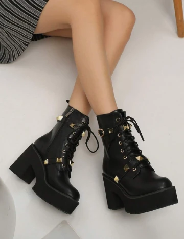 Botine SHEIN, negru