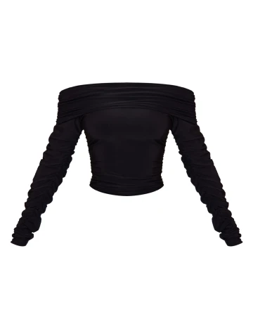 Bluza PRETTYLITTLETHING, negru Negru