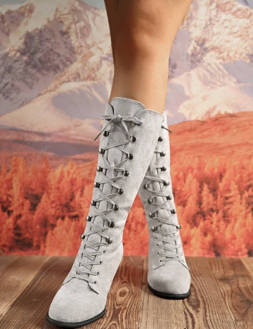 Cizme SHEIN, gri Gri