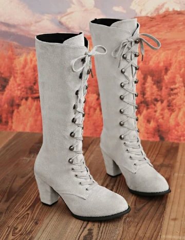 Cizme SHEIN, gri Gri