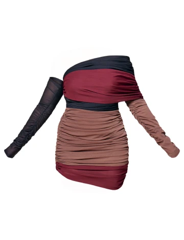 Rochie scurta PRETTYLITTLETHING Plus Size, mix culori Mix culori