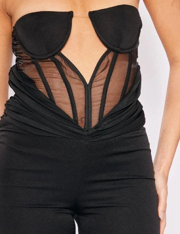Salopeta PRETTYLITTLETHING, negru