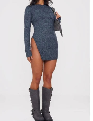 Rochie scurta PRETTYLITTLETHING, albastru Albastru