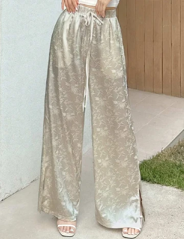 Pantaloni SHEIN, crem Crem