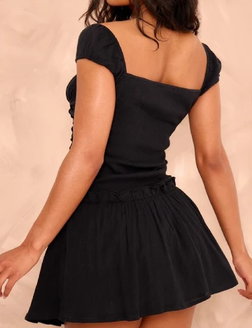 Rochie scurta PRETTYLITTLETHING, negru Negru