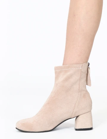 Botine SHEIN, crem Crem